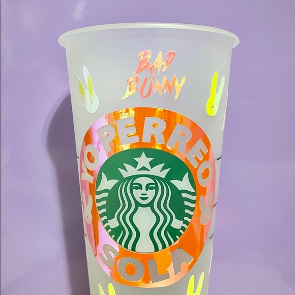 Cups Starbucks chancera color with cold drinks - Picture 2 of 5